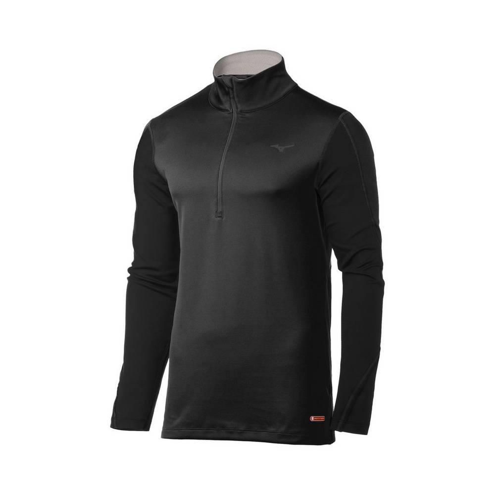 Mizuno Men's Breath Thermo® Half Zip Base Layer Black (422020-QHO)